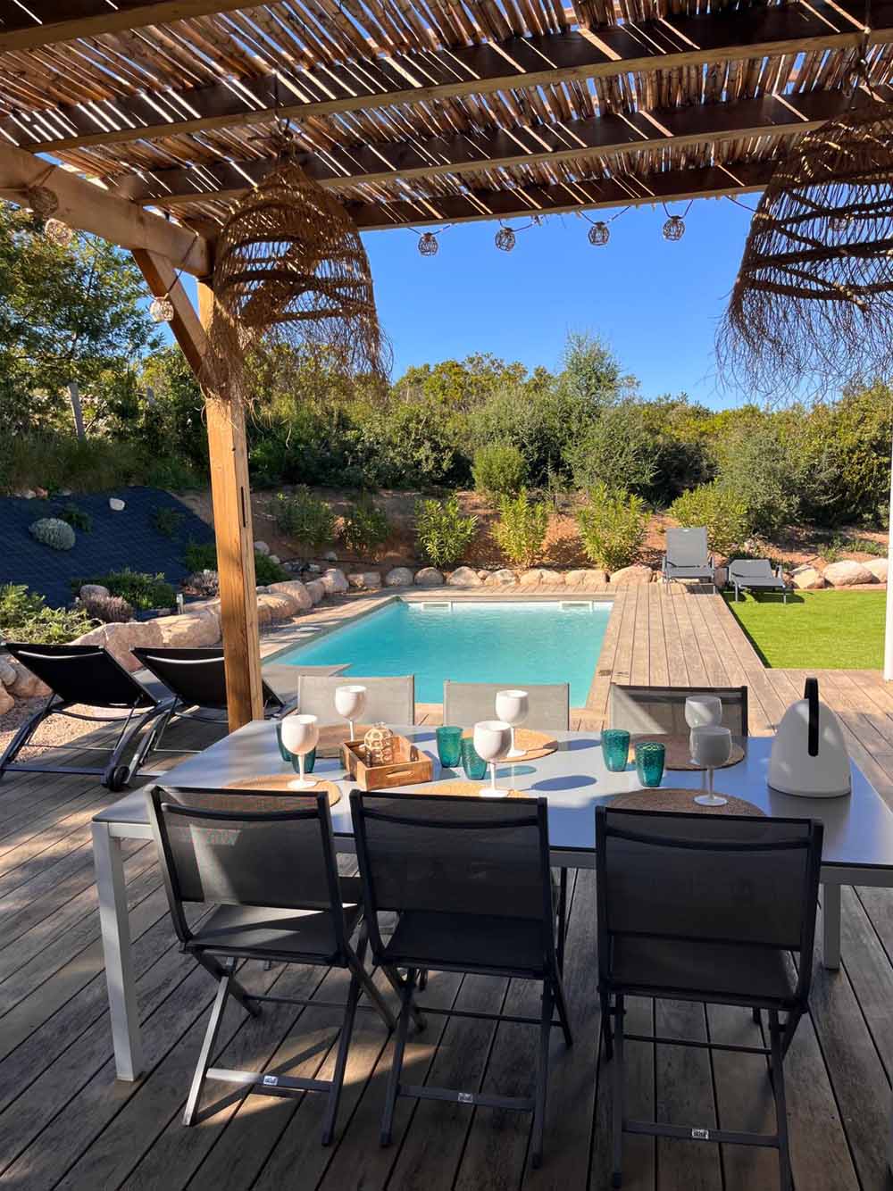 location villa corse terrasse